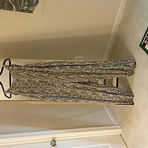 Tropical print jumpsuit, size 14